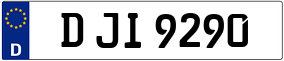 Truck License Plate